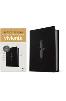 Image of Biblia NTV Ultrafina con Filament Negro Símil Piel