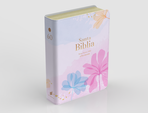 Image of Biblia RVR 1960 Compacta Letra Grande 11 puntos Símil Piel Rosado Claro