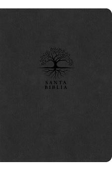 Image of Biblia RVR 1960 de Estudio del Diario Vivir Letra Grande Símil Piel Carbón Índice Letra Roja
