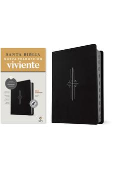 Image of Biblia NTV Ultrafina con Filament Negro Símil Piel con Índice
