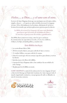 Image of Biblia RVR 1960 Devocional los Lenguajes del Amor Edición Oro Rosa