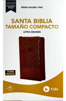 Image of Biblia RVR 1960 Compacta Marrón Índice Cierre
