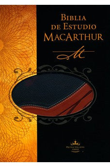 Image of Biblia RVR 1960 de Estudio MacArthur Piel con Índice