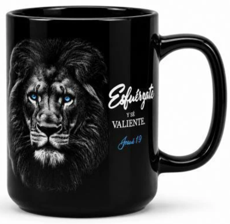 Image of Taza 23 OZ. Colección Prominencia II. Esfuérzate y sé Valiente