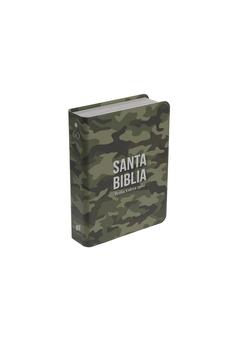 Image of Biblia RVR 1960 Compacta Símil Piel Camuflaje Verde