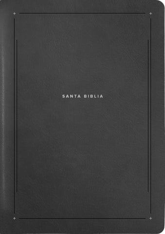 Image of Biblia NTV de Estudio del Diario Vivir Símil Piel Negro Letra Roja