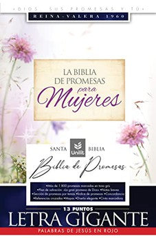 Biblia Letra Grande Para Mujer Reina Valera 1960 Fucsia Floral Con Indice Y  Zipper