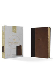 Image of Biblia RVR 1960 de Estudio Temática Miguel Nuñez Piel Marrón Oscuro Marrón con Índice