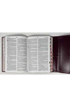Image of Biblia RVR 1960 Letra Súper Gigante Marrón Símil Piel con Índice Solapa e Imán