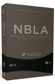 Image of Biblia NBLA Ultrafina Letra Grande Colección Premier Café Edición Limitada