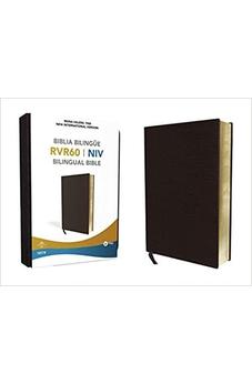 Image of Biblia RVR 1960 NIV Bilingüe Símil Piel Negra