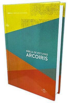 Image of Biblia RVR 1960 de Estudio Arco Iris Multicolor Tapa Dura