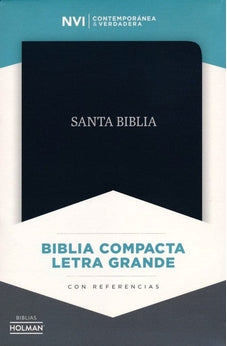 Image of Biblia NVI Compacta Letra Grande Negro Piel Fabricada