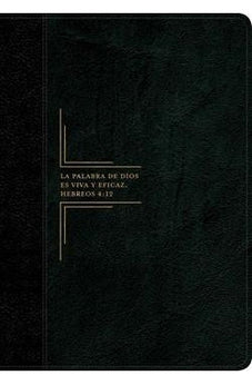 Image of Biblia RVR 1960 de Estudio Diario Vivir Letra Grande Negro Ónice Símil Piel Índice