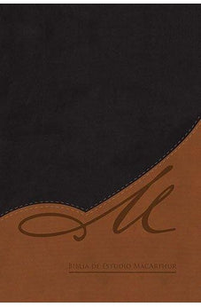 Image of Biblia RVR 1960 de Estudio MacArthur Piel con Índice