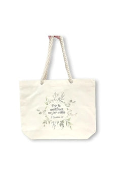 Image of Bolso Algodón con Asa de Cuerda por Fe Andamos