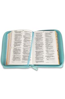 Image of Biblia RVR 1960 para Niños mi Gran Viaje Turquesa Símil Piel con Índice y Cierre