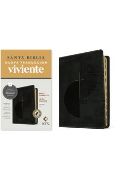 Biblia NTV Compacta Letra Gigante con Filament Símil Piel Gris Índice Letra Roja