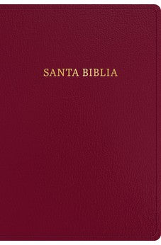 Biblia RVR 1960 Letra Súper Gigante Borgoña Símil Piel