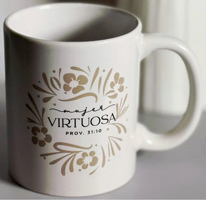 Taza Minimalista Mujer Virtuosa