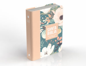 Biblia RVR 1960 Compacta Letra Grande 11 puntos Símil Piel Crema