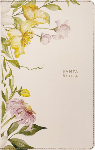 Image of Biblia NTV Ultrafina con Filament Símil Piel Jardín Floral Índice