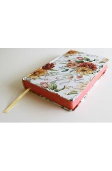 Biblia RVR 1960 Letra Grande Tamaño Manual Flores Rosadas Tapa Dura