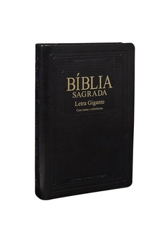 Biblia Em Portugués RA065TILG Tapa Imitación Cuero Negra Noble Índice Digital