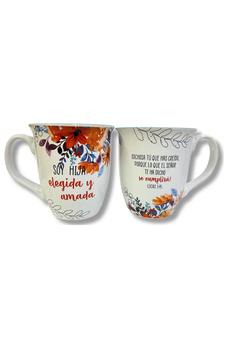 Taza Amada y Bendecida  "Soy Hija Elegida y Amada"