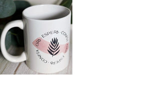 Taza Minimalista Ora Espera Confía