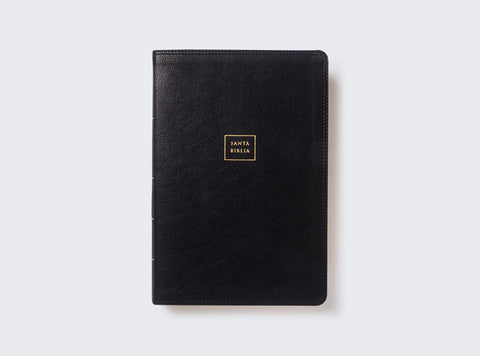 Image of Biblia RVR 1960 del Ministro Letra Gigante Piel Negro