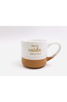 Taza 12 Oz Colección Acuarela Dios te Cuida