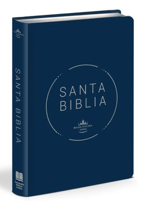Biblia RVR 1960 Letra Grande PJR Vinilo Azul