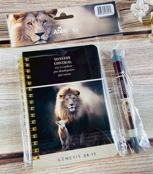Pack Libreta Anillas con Bolígrafo. Yo estoy Contigo