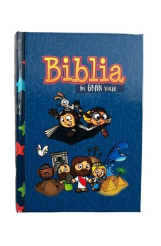 Image of Biblia RVR 1960 Mi Gran Viaje Azul Tapa Dura