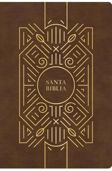 Image of Biblia RVR 1960 de Estudio de Credos y Confesiones Café Símil Piel con Índice