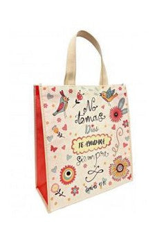 Bolsa Tote Bag Grande a Todo Color Dios Te Ayudará Siempre