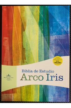 Biblia RVR 1960 de Estudio Arco Iris Símil Piel Canela Damasco