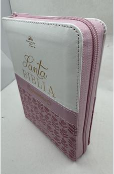 Biblia RVR 1960 Quinceñera Lila Blanco