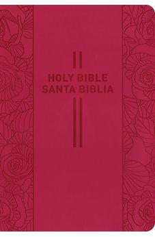 Biblia Bilingüe NLT/NTV Piel Pink Rose
