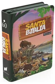 Biblia RVR 1960 Compacta para Niños Vinilo con Cierre