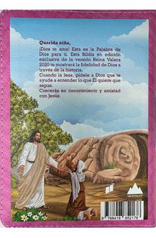 Image of Biblia RVR 2020 para Niñas Rosada Vinilo con Cierre