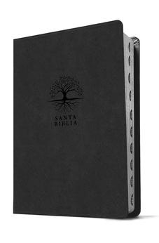 Image of Biblia RVR 1960 de Estudio del Diario Vivir Letra Grande Símil Piel Carbón Índice Letra Roja