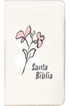 Image of Biblia NTV Compacta Letra Gigante con Filament Símil Piel Beige Índice Letra Roja Cierre