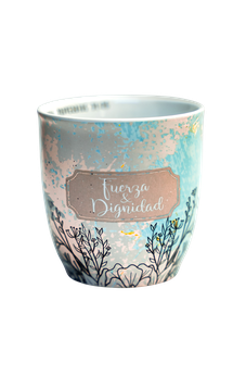 Taza Alegría Fuerza y Dignidad