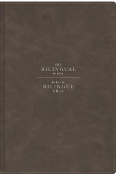 Biblia ESV/NBLA Bilingüe Piel Gris