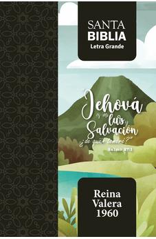 Biblia RVR 1960 Letra Grande Tamaño Manual Salmo 27:1 con Cierre e Índice