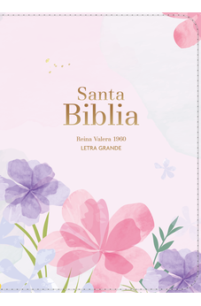 Biblia RVR 1960 Compacta Letra Grande 11 puntos Símil Piel Violeta Claro