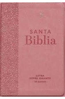 Biblia RVR 1960 Letra Súper Gigante 065c Héroes Tapa dura Rosa Manual