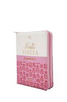 Biblia RVR 1960 Quinceñera Rosa Blanco